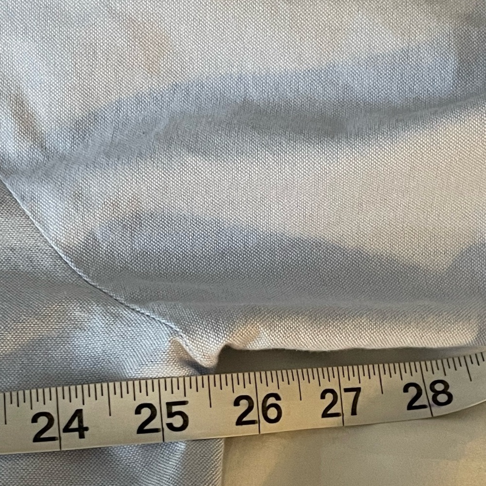 Djerf Avenue Organic Cotton Button Up Shirt Light Blue Oversized XL Portugal - Picture 12 of 15